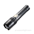 Wason High Grade XHP70 Regulowane zoom Flashlight 2000 Lumens Polowanie na długim zasięgu Pochodnia LED z Smyczką